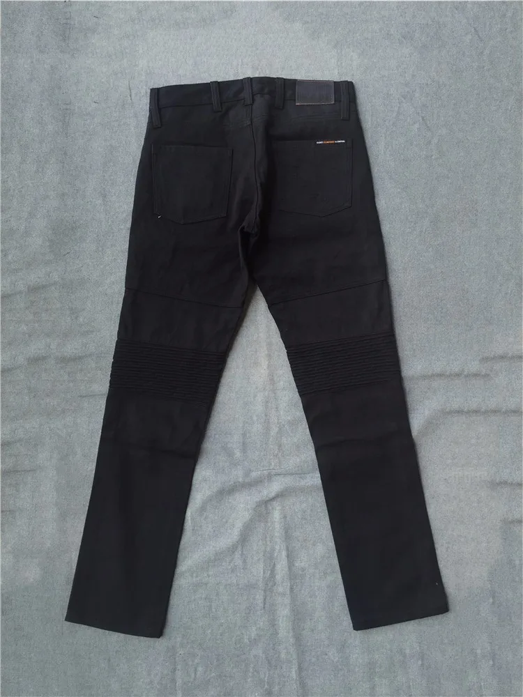 Royal Wolf Motorcycle Clothing Factory Black Denim Uhmwpe Pants Custom ...