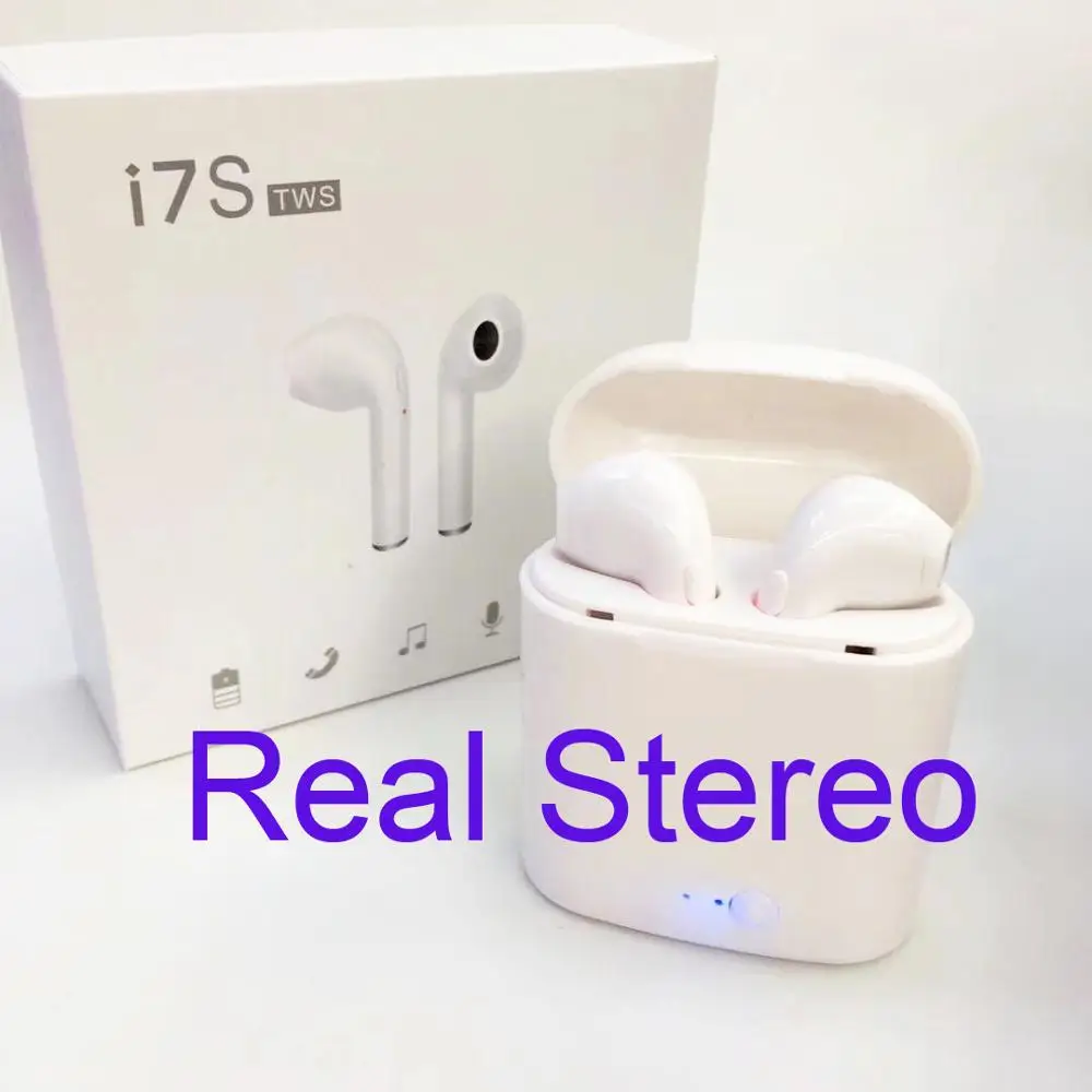 

real stereo colorful I7S plus tws wireless earbuds earphone earpod for apple headphone for iphone airpot