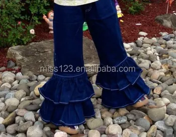 girls ruffle jeans