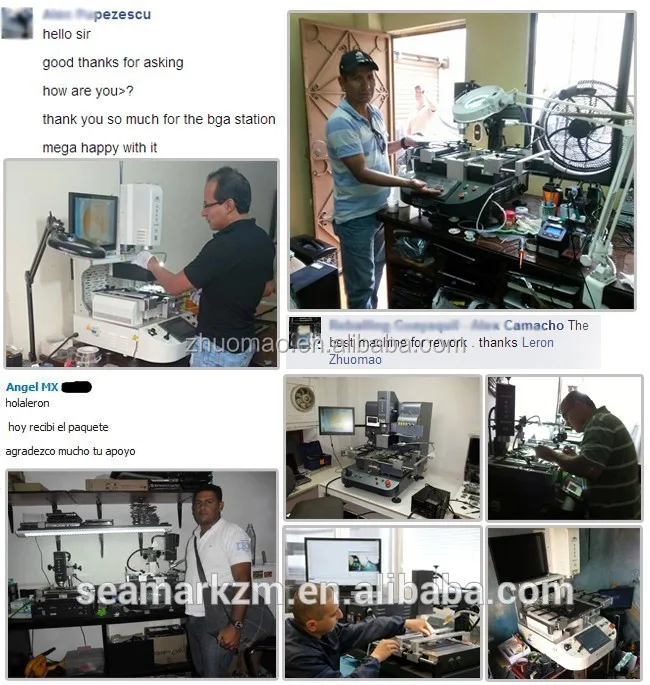 BGA Rework station motherboard repair machine customer feedback