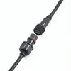 12V waterproof 2 pin dc plug 1 to 3 dc cable with screw lock