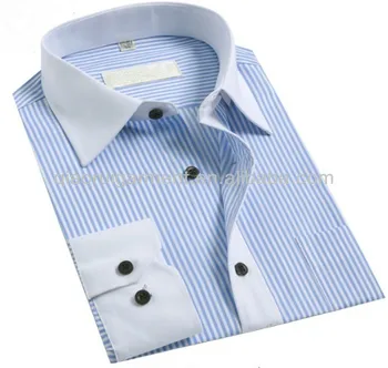 dress shirts with different color collar