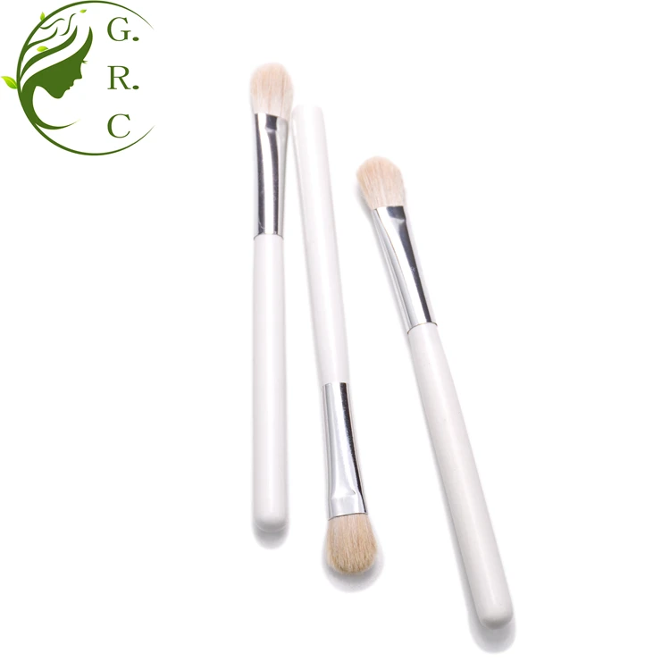 

Goat hair straight round handle single eyeshadow brush makeup eyeshadow palette