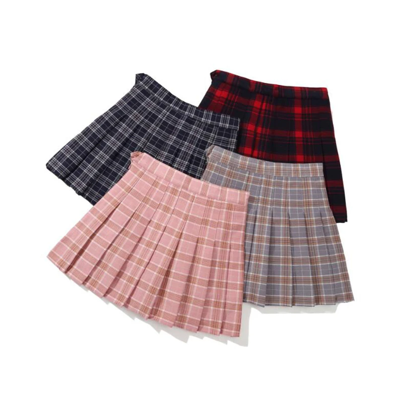 

DR1688S07G0733 Young Girl Short Skirt Beautiful Kids Mini Skirt, Pink;red;grey;black