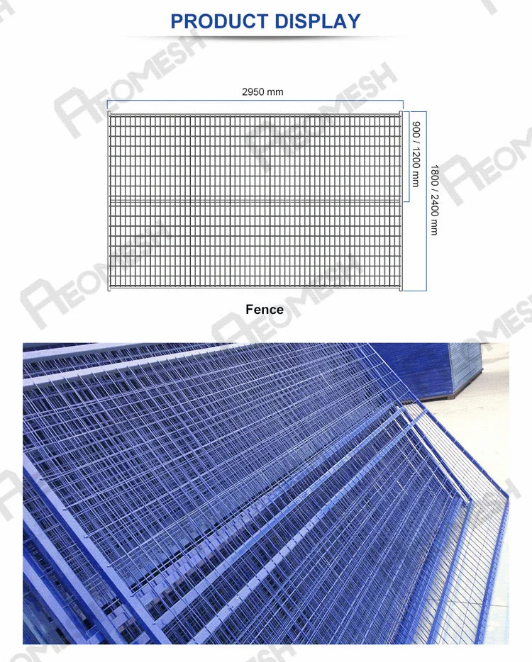 Made In Guangdong Cheap temporary fence panel canada temporary fence