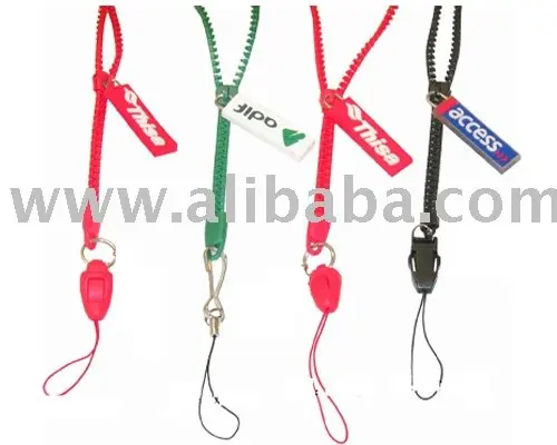 
zipper lanyards 