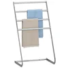 3 Tier Metal Upright Home Hotel Bathroom Corner Rack Hanging Hand Towel Drying Rack