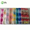 2017 New multi color african sequins multi color lace african cord lace