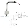Float ball switch Factory direct wholesale stainless steel electrical water level verticalFAST-45/65-135LS-M10 float ball switch