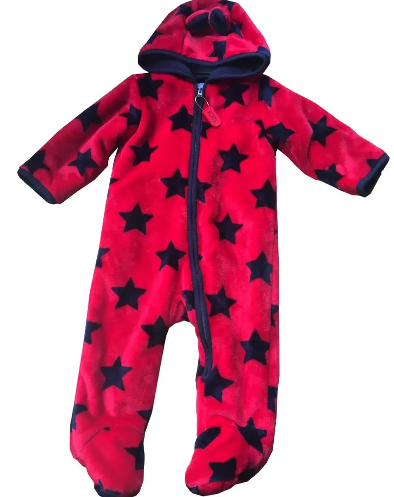 

Cartoon Baby Winter Jumpsuit Cute Long Sleeve Baby Covered Romper