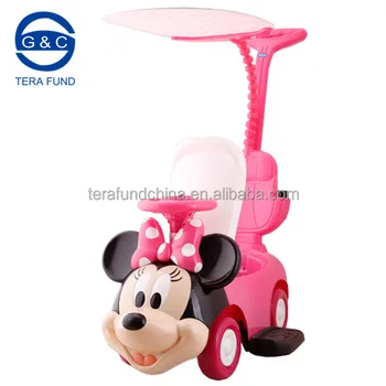 minnie mouse ride along car