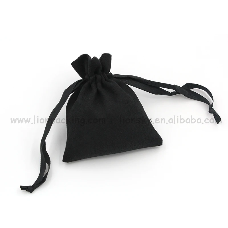 Suede Material Drawstring Suede Jewelry Pouch For Shopping Buy