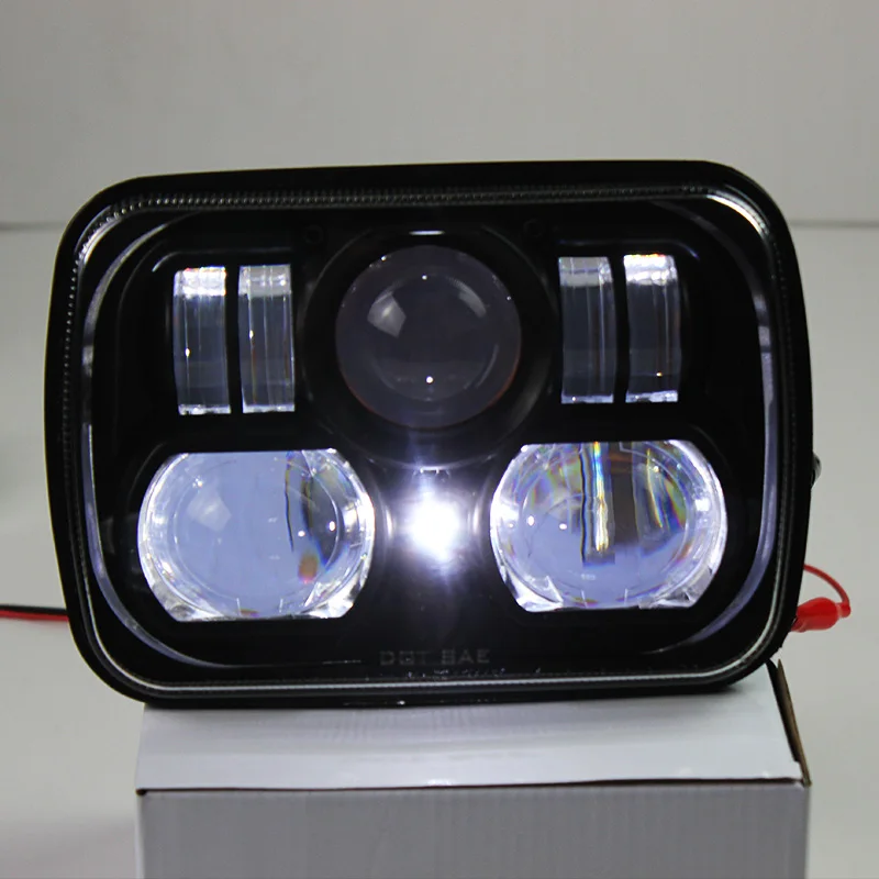 5x7 Projector 7x6 LED Headlight Bulb Sealed Beam Headlamp Light Kits for Jeep Cherokee XJ Nissan OffRoad