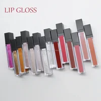 

wholesale customize your logo glitter lipgloss make your own lip gloss