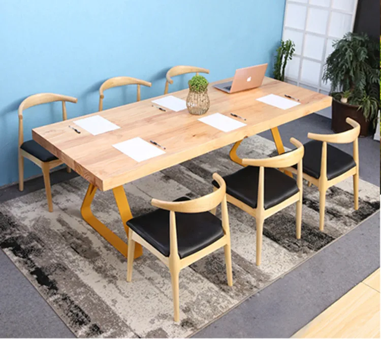 Solid Wood Dining Table Malaysia Imported Rubber Wood Dining Room