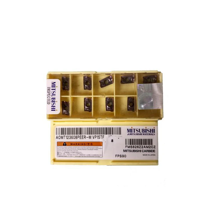 Mitsubishi Carbide Inserts Aomt123608peer-m Vp15tf Cnc Insert Types ...