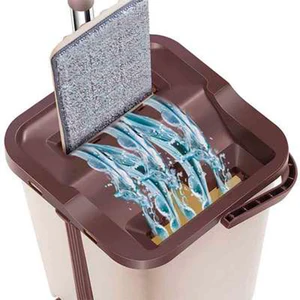 Image of ENLiF Hand Free Easy Use Self-washed Magic Flat Mop with bucket