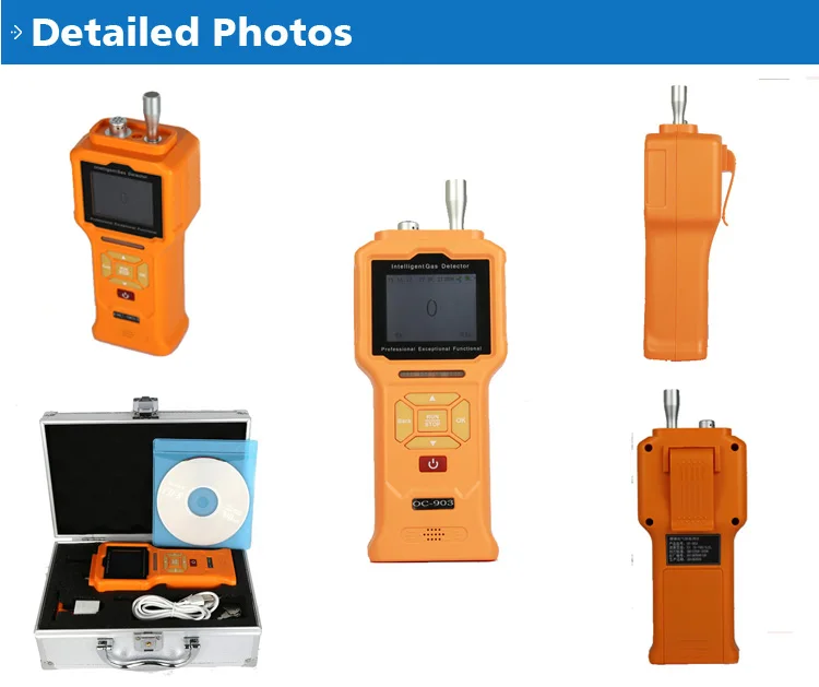 Oc903 Hot Sell Handheld Inner Pump Portable Odor Gas Detector Alarm