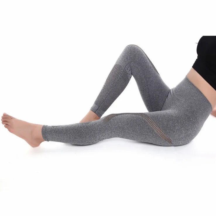 

New fashion hollow quick dry high elastic yoga pants, Customized colors