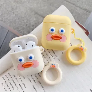 Cute Cartoon Duck Silicone Case AirPods