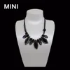 White leather resin jewelry bust necklace display stand for promotion