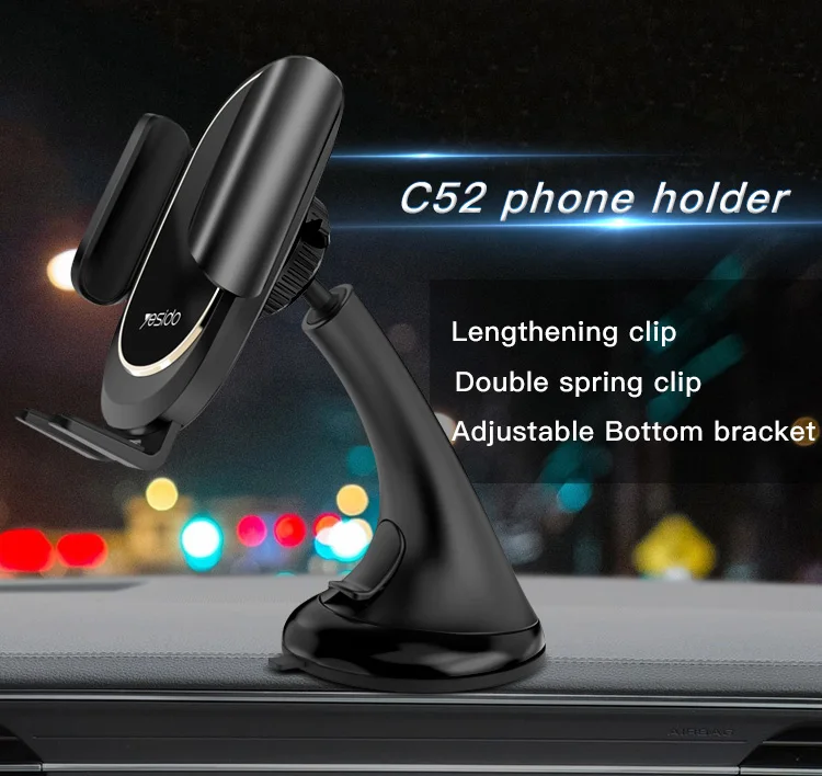 Newest Arrival 360 Angle Adjustable Car Phone Mount Stand 4 - 7 Inch Car Holder Mobile Phone