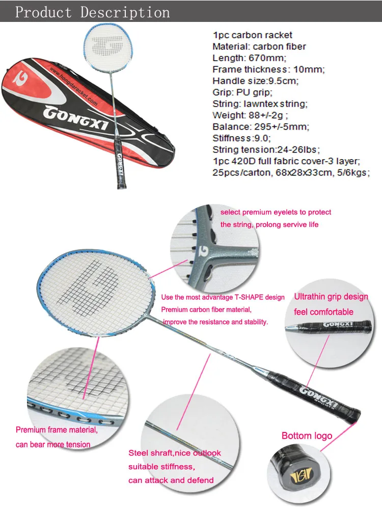 badminton racket handle material