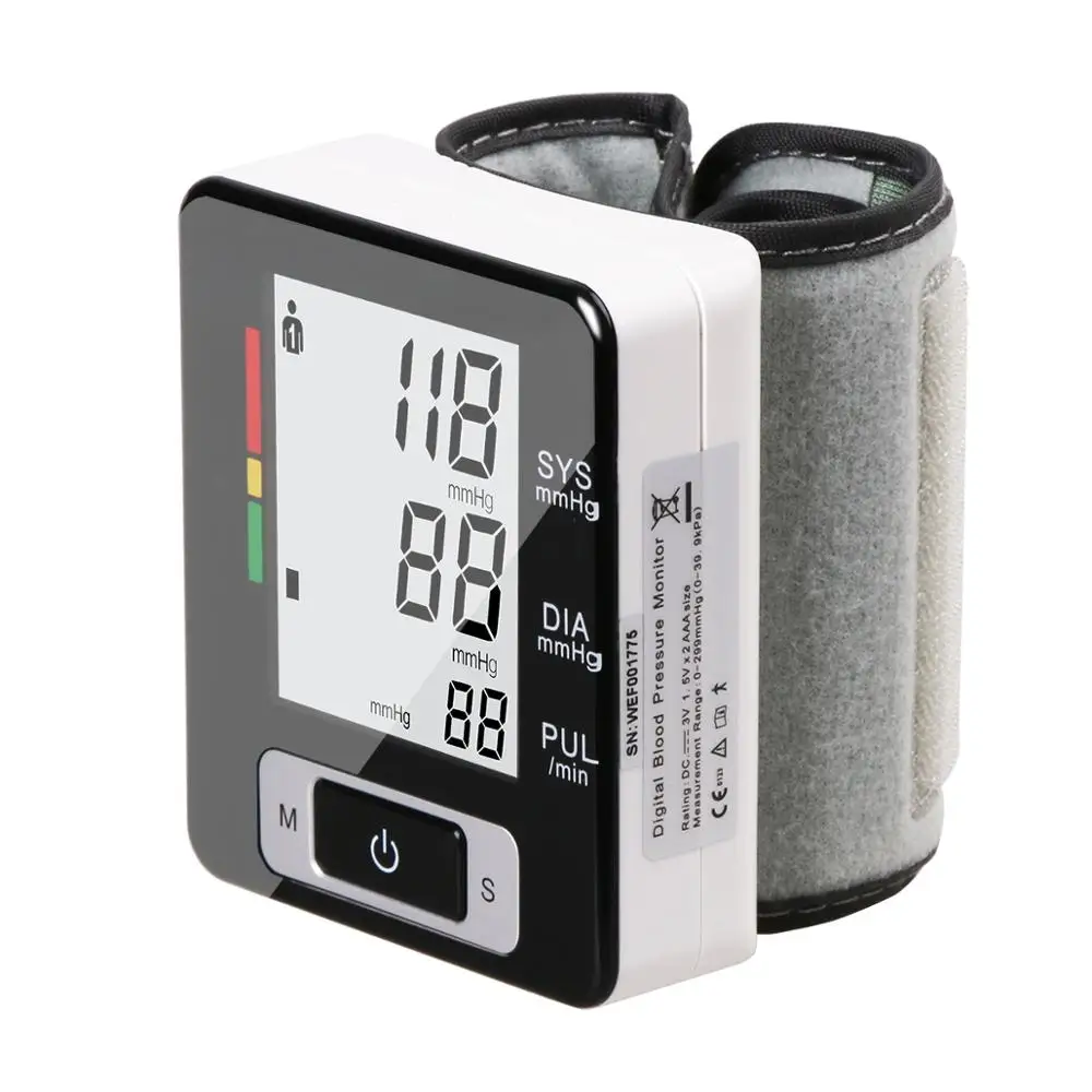 
Wholesale FDA Approved Portable Wrist Type Digital Automatic Blood Pressure Monitor 