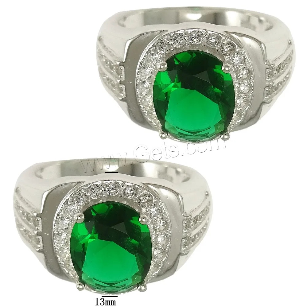 Bryan Joe Sterling Silver Ring with Stone