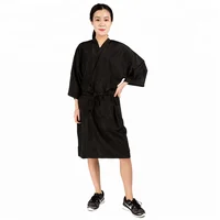 

Barber Hairdressing Salon Robe Women Barbers Gown Polyester Salon Kimono Robe