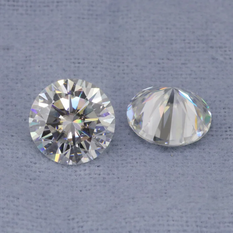 

lab created colorless 4 carat 10mm round brilliant d color moissanite precio