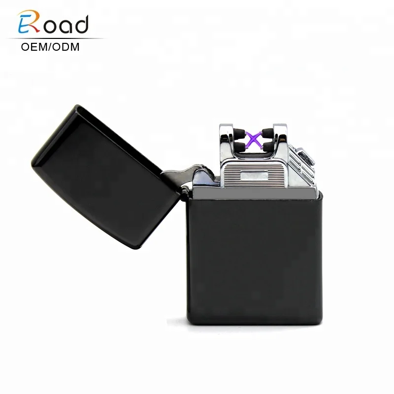 

Eroad wholesale stylish windproof electronic double arc lighter for cigar gift, N/a