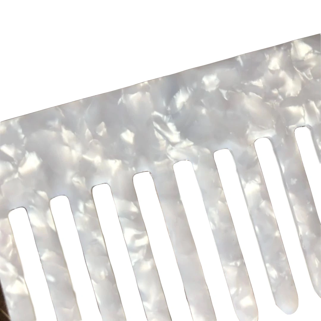 Gift For Long Hair Handmade Cellulose Acetate Hair Comb With Handle ...