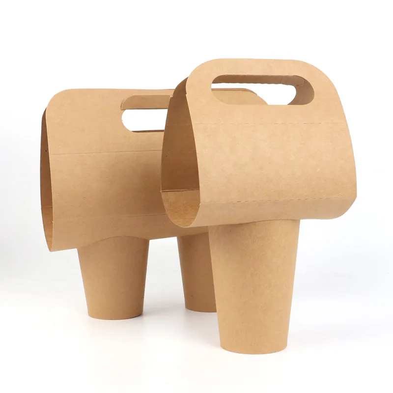 中国供应商折叠一次性饮料纸杯托盘杯子