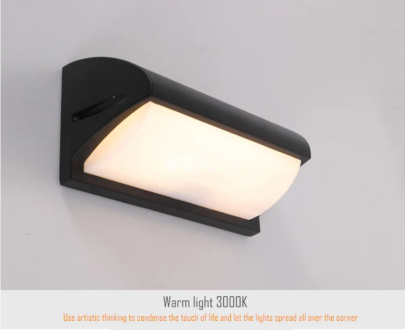 New Design High Quality Waterproof Ip65 Aluminum Led Outdoor Wall Lamp