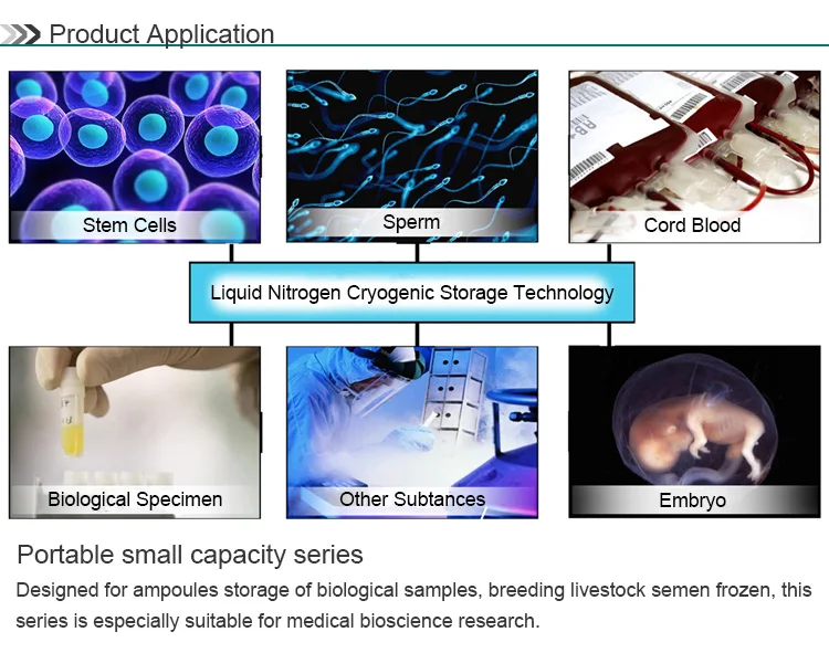 portable sperm frozen semen tank