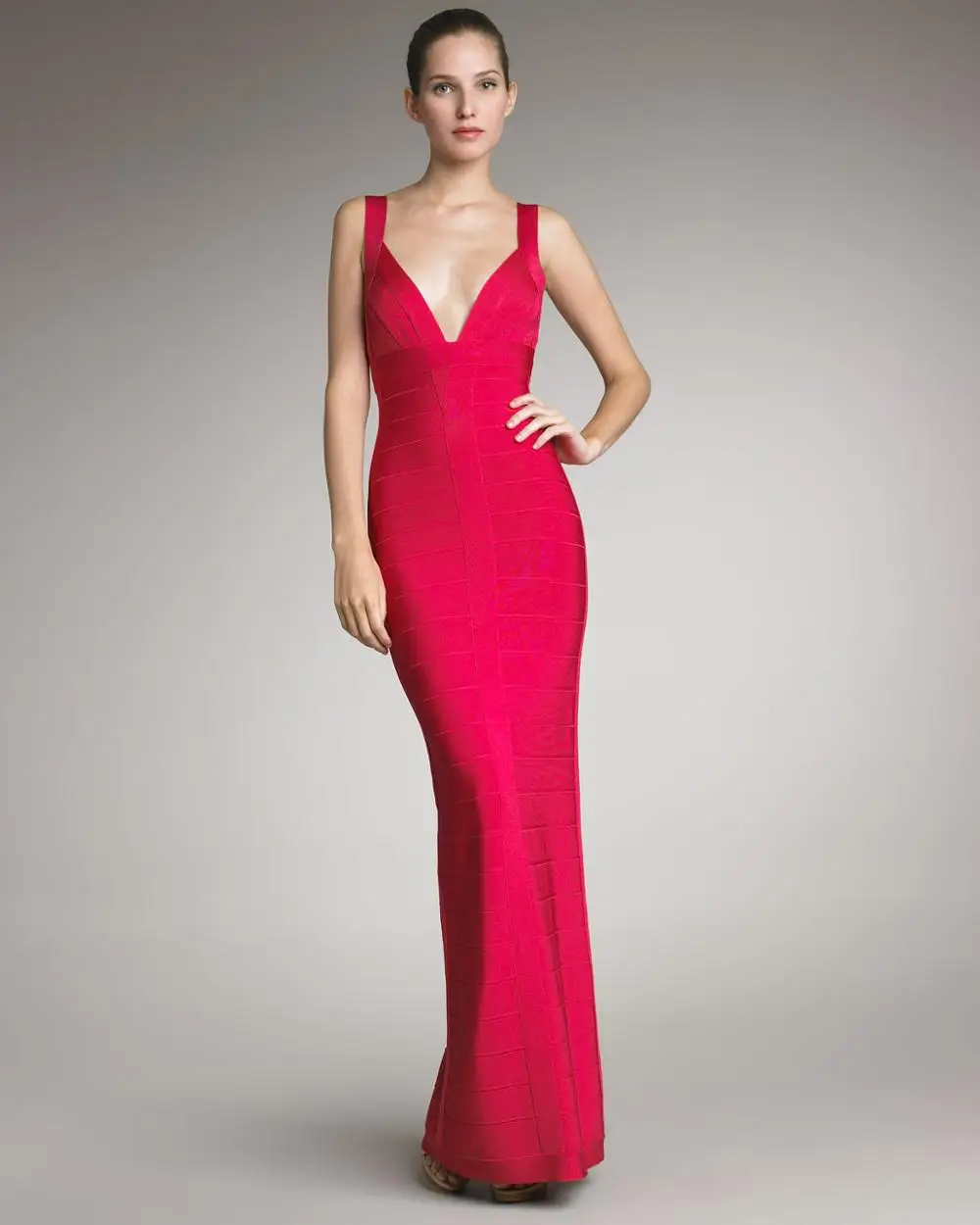 

factory outlet cheap red adult lady girls party evening dinner dress