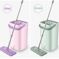 

High Quality Self-dry Microfiber Refill Mini Bucket Cleaning Flat Mop