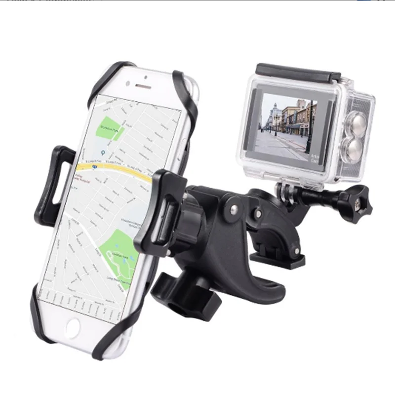 2019 NEW HOT  Universal Bike Bicycle Motorcycle Handlebar Mount Holder Mobile Cell Phone Bike Holder For Phone With Silicone