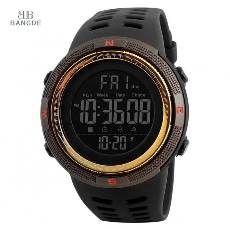 Skmei Top 10 1251 Cool Relojes De Mujer Big Face Watches For Men Lady Sport