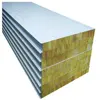 industrial green house heat resistant insulation board rock wool sandwich panel edge with pu foam sandwich panel