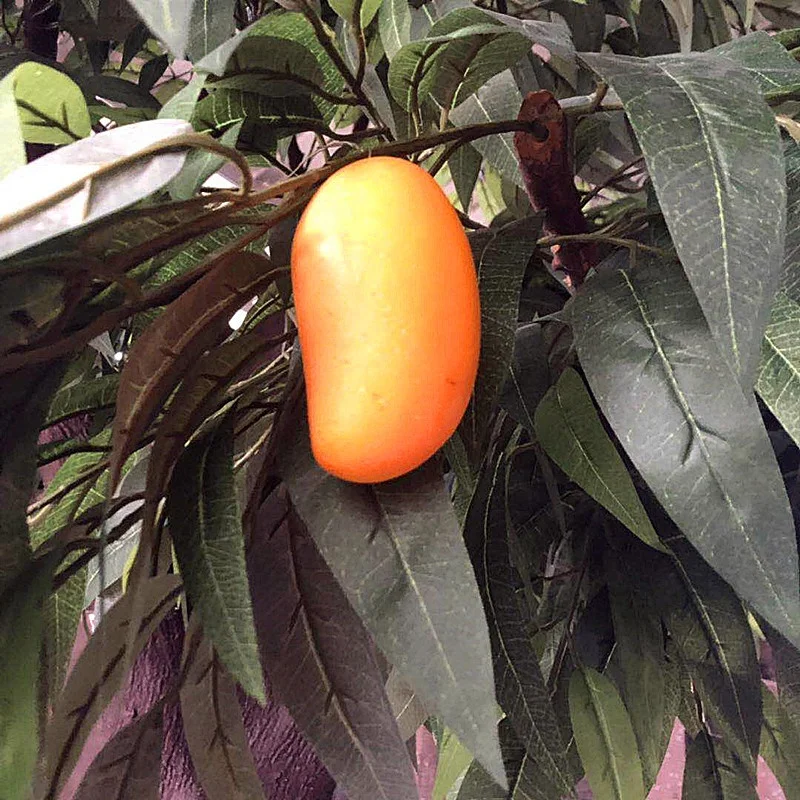 Supply Artificial Mango Tree Artificial Big Tree Antiuv Leaves Indoor