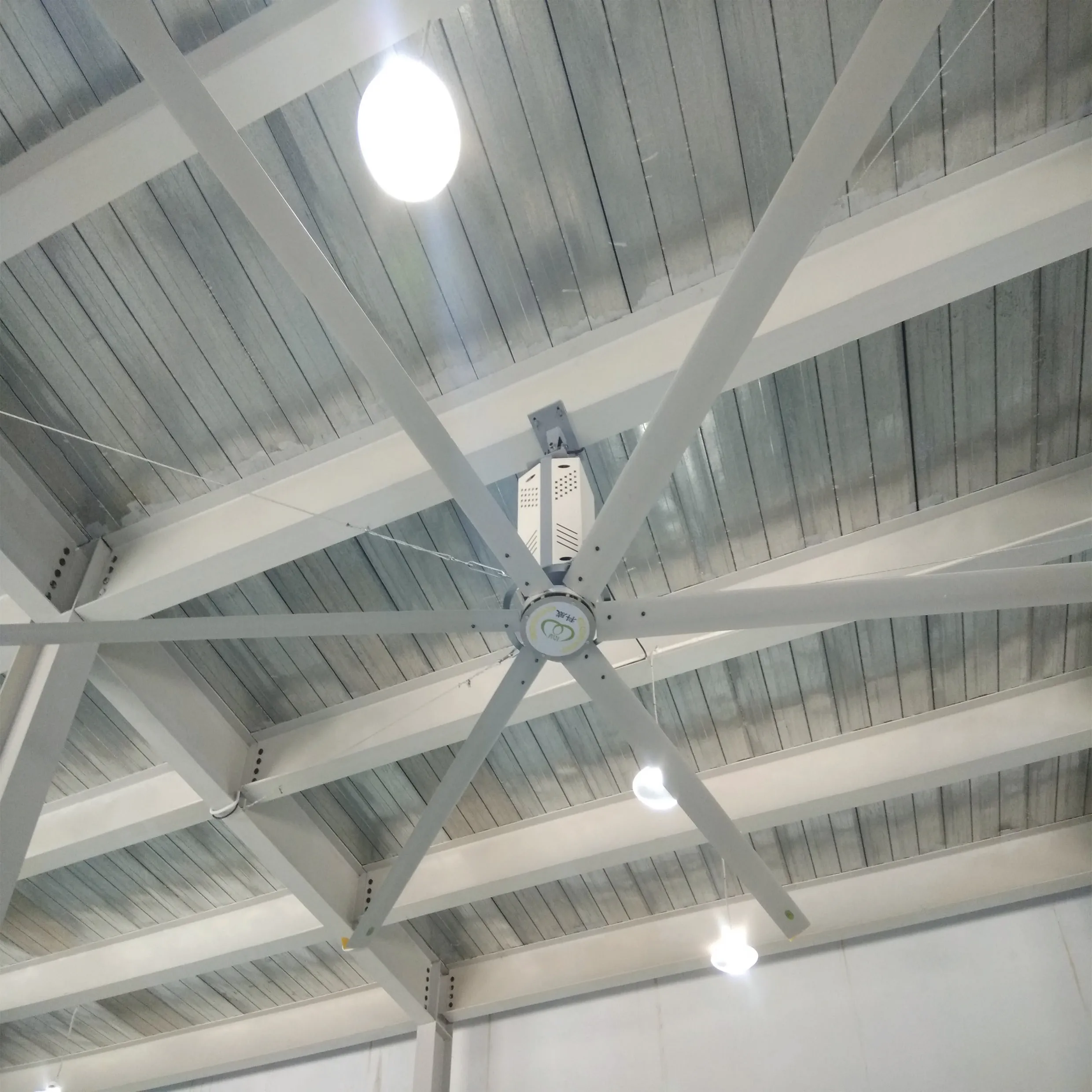 Steel Beam Ceiling Mounted Aluminum Blades Cooling Industrial Large Fan