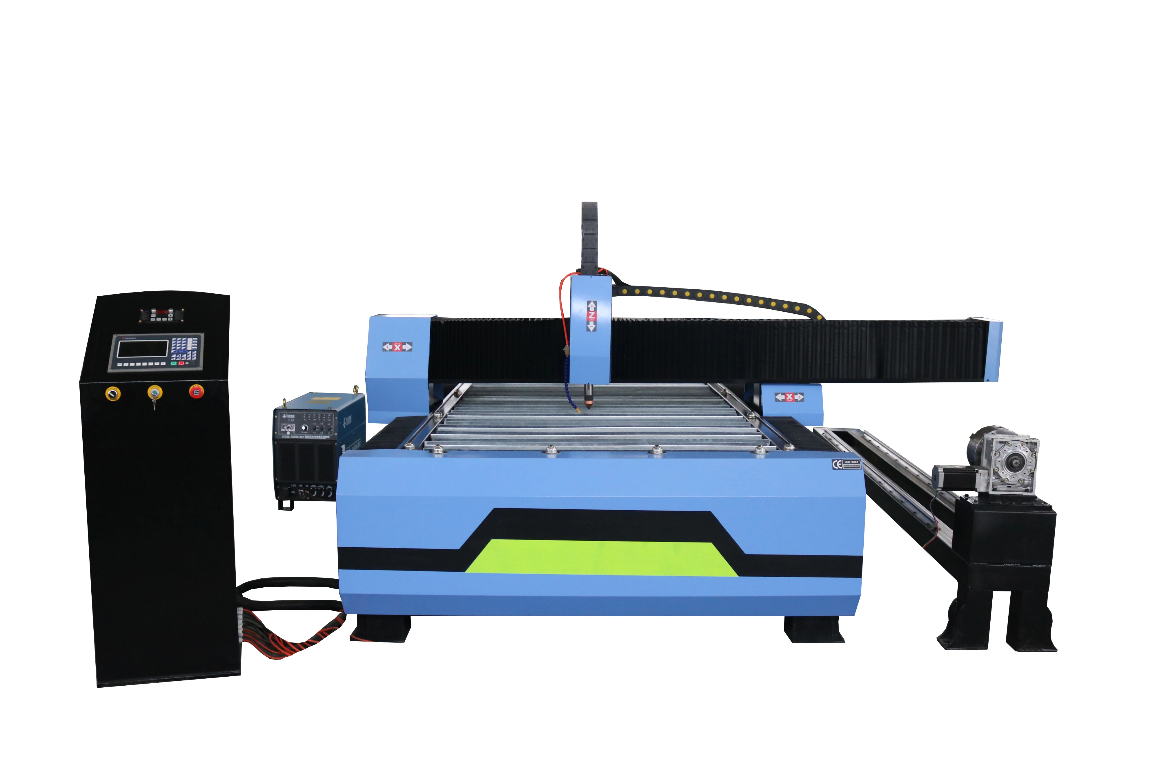 Chinese Huayuan metal pipe tube cutting plasma cutting machine