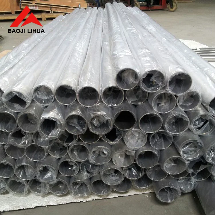 Grade 2 Titanium Tube Ti Exhaust Seamless Round Pipe