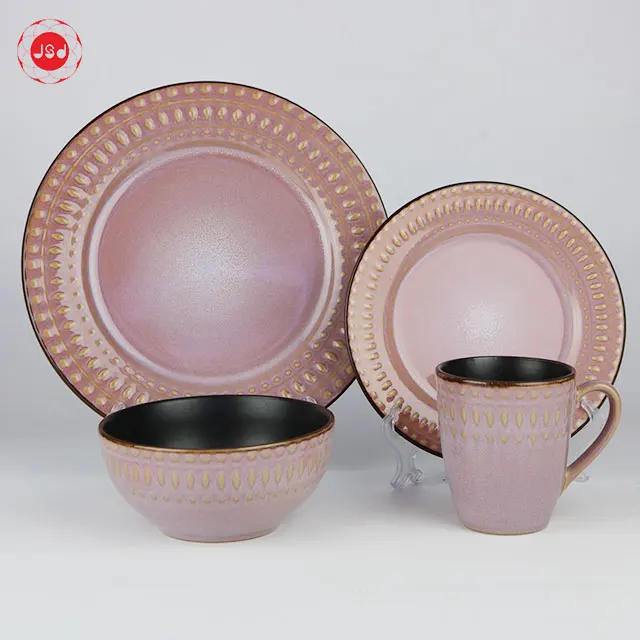 3 Pieces Promotional Opal Glass Fresh Bowl Set Blue Decal Printing Salad Bowl