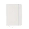 PVC paper A5 pu leather ring binder notebook pu diary Notebook with elastic band