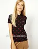 wholesale women printed fashion polo