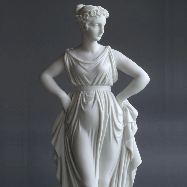 Naked Dancing Greek Lady Statue Sculpture