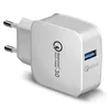 Quick Charge 3.0 for iPhone XS XR 8 iPad 3A USB Wall Charger for Samsung S9 Mobile Phone Charger